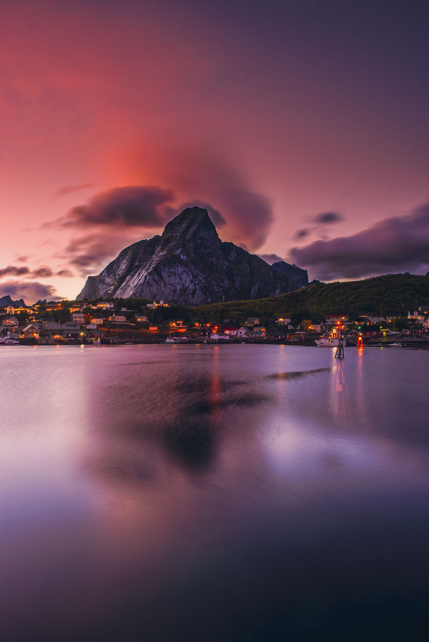 Northen Lights And Fjords