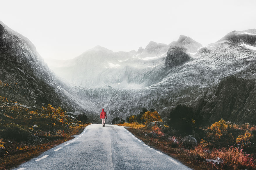 Northen Lights And Fjords