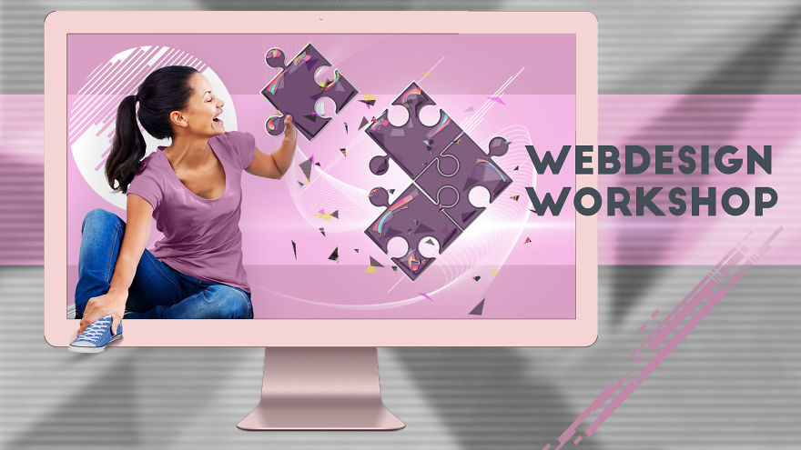 Online Webdesign Courses Product Images (Creative Concept)