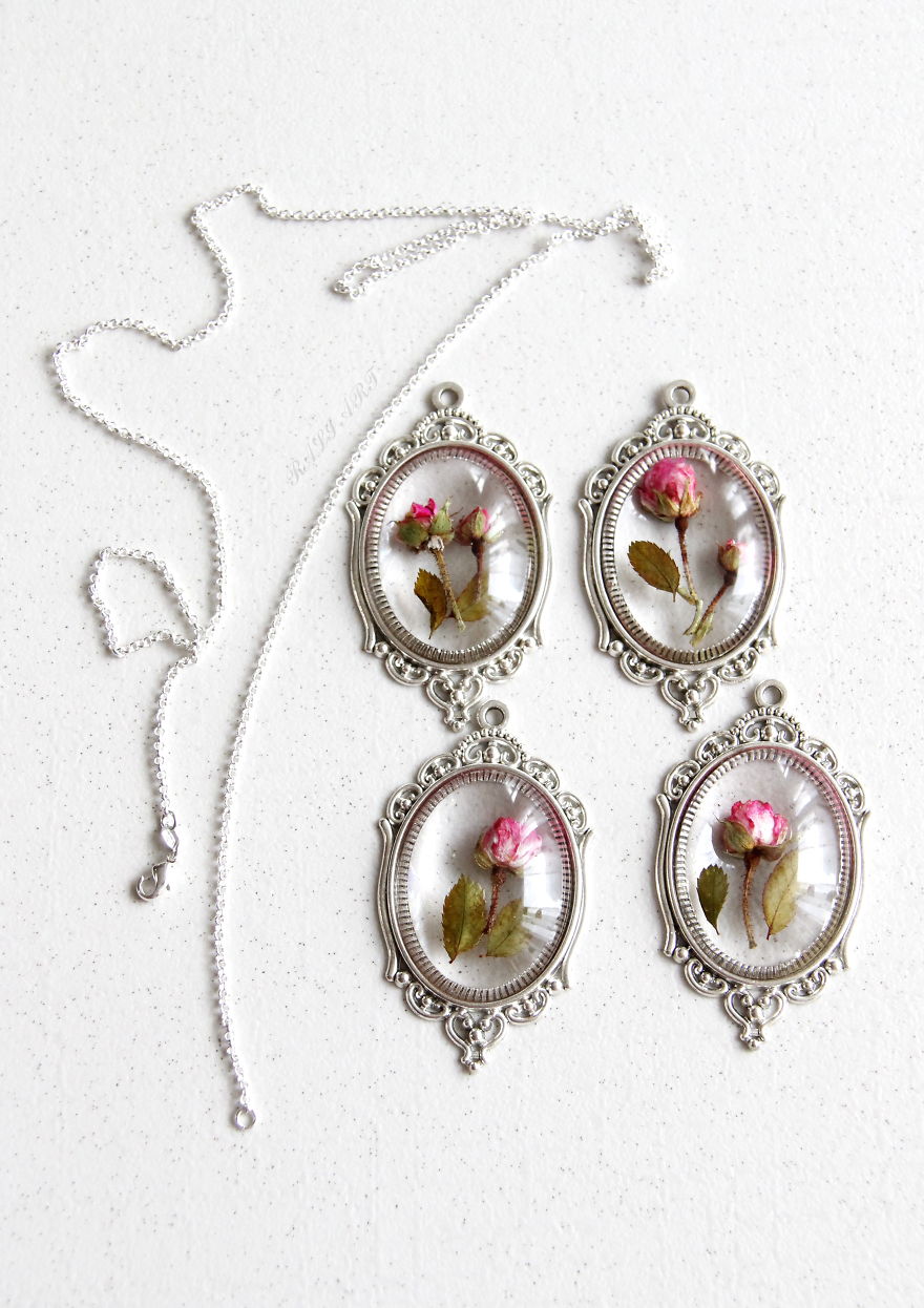 Glitter, Roses And Love Jewelry That I Make