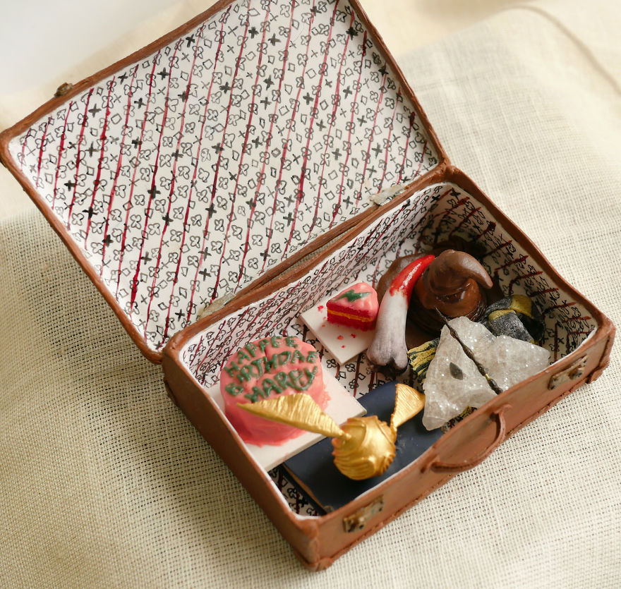 I Spent Months To Make Miniature Of Harry Potter Related Items