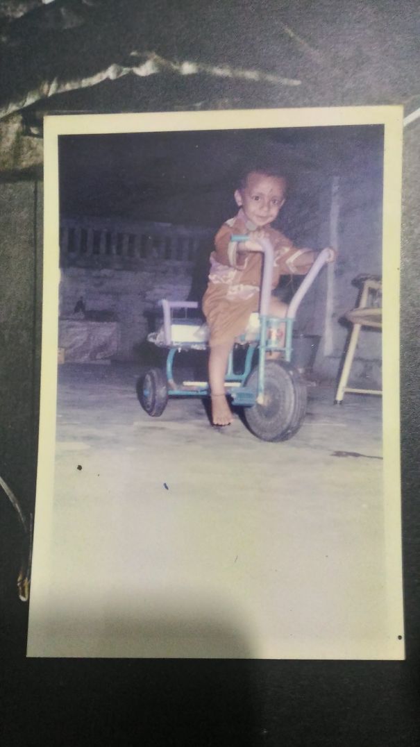 Me Driving A Tricycle In 90s When It Was Considered Luxury
