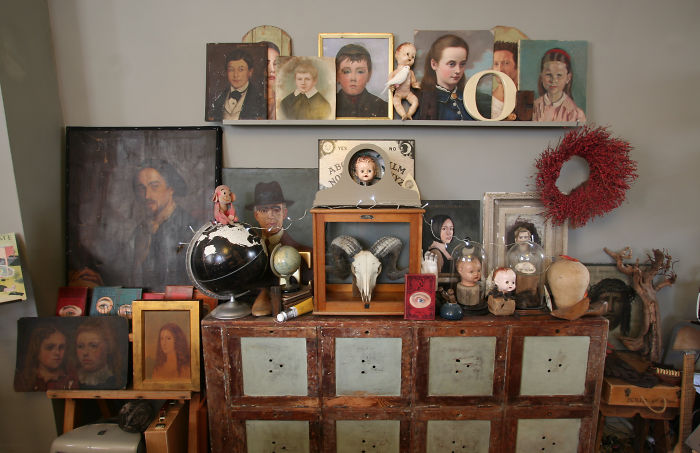 I Collect Battered Old Portraits Of Strangers.