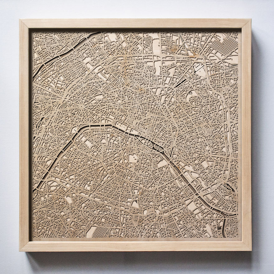 30+ Wooden City Maps That Will Make You Search For Your House! 30+ Wooden City Maps That Will Make You Search For Your House!