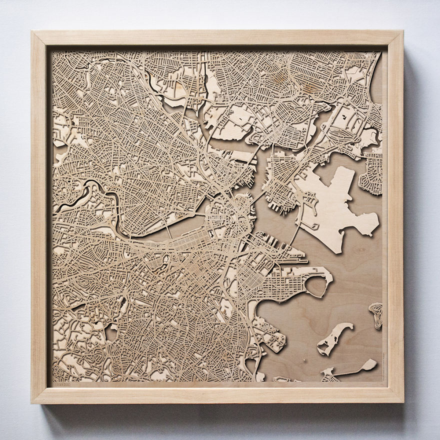 30+ Wooden City Maps That Will Make You Search For Your House! 30+ Wooden City Maps That Will Make You Search For Your House!