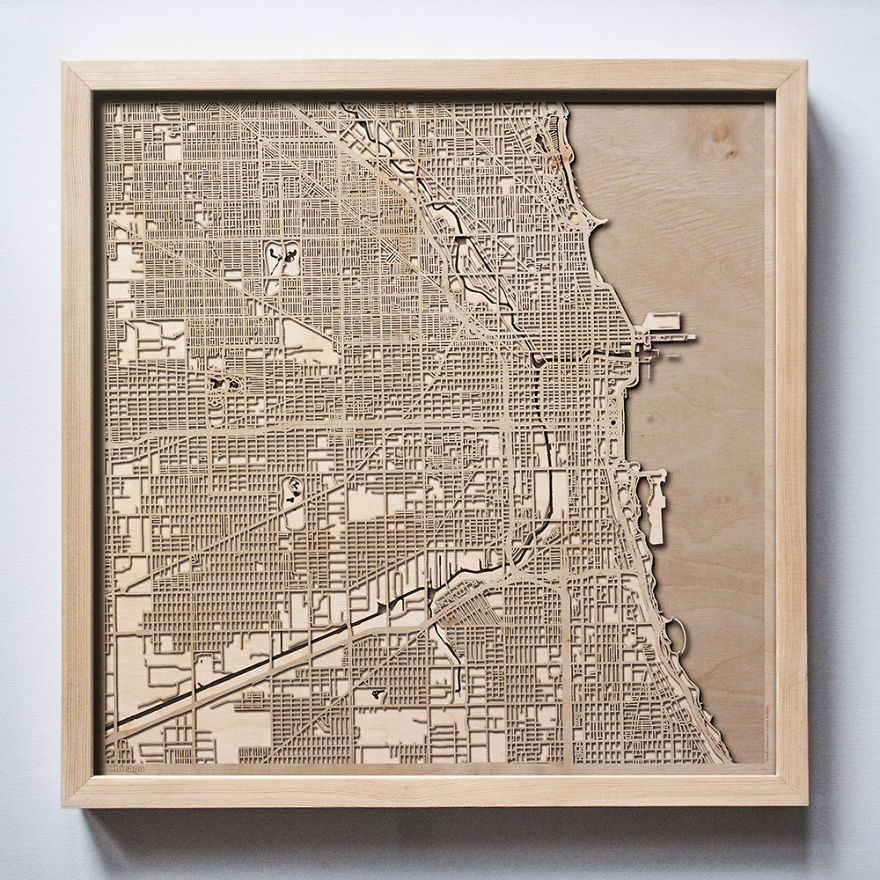 30+ Wooden City Maps That Will Make You Search For Your House! 30+ Wooden City Maps That Will Make You Search For Your House!