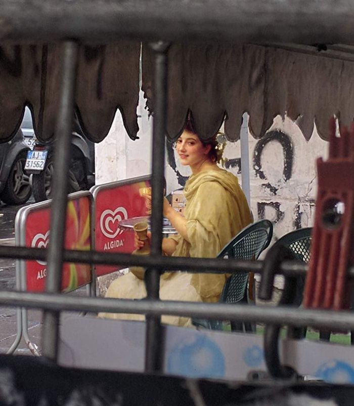 People From Classic Paintings In Modern Day Life