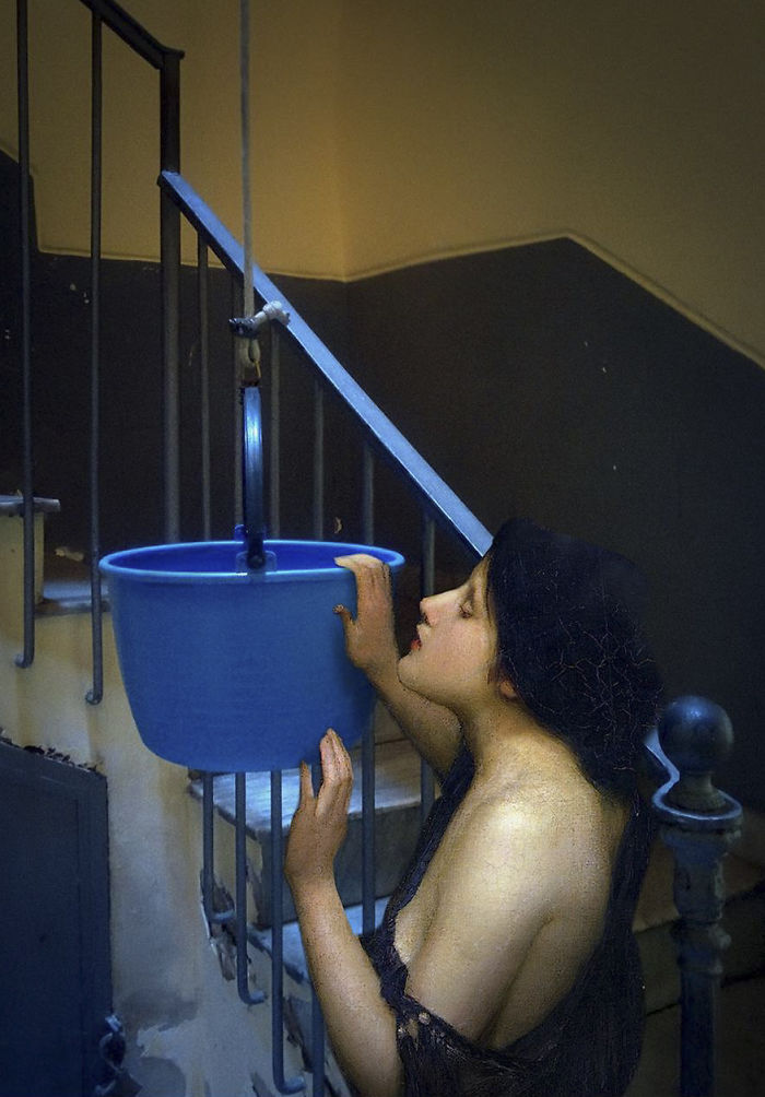 People From Classic Paintings In Modern Day Life