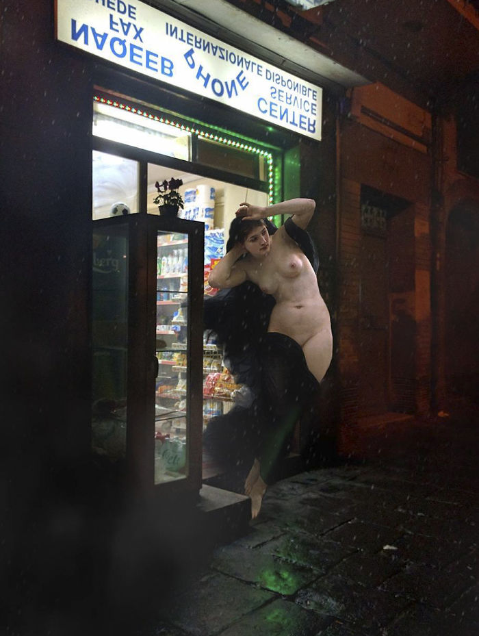 People From Classic Paintings In Modern Day Life