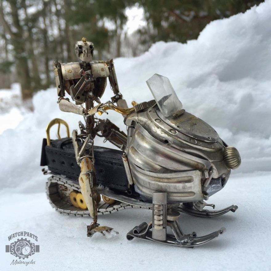 Turning Iconic Objects Into Steampunk Sculptures