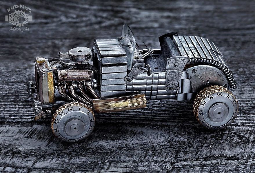 Turning Iconic Objects Into Steampunk Sculptures