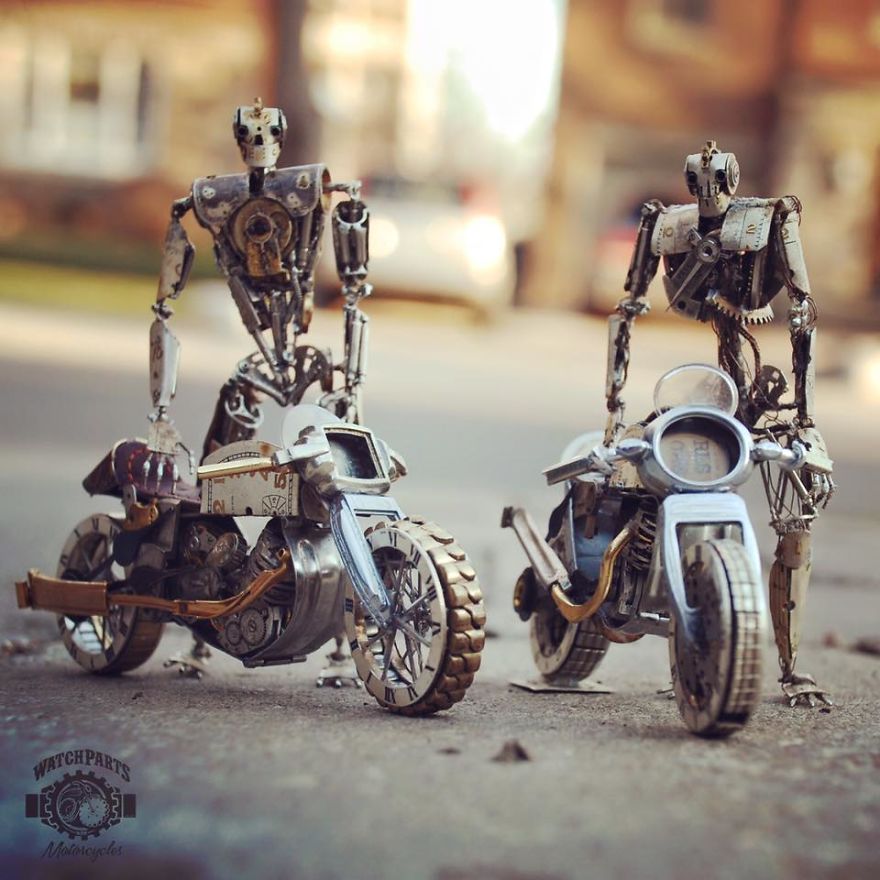 Turning Iconic Objects Into Steampunk Sculptures