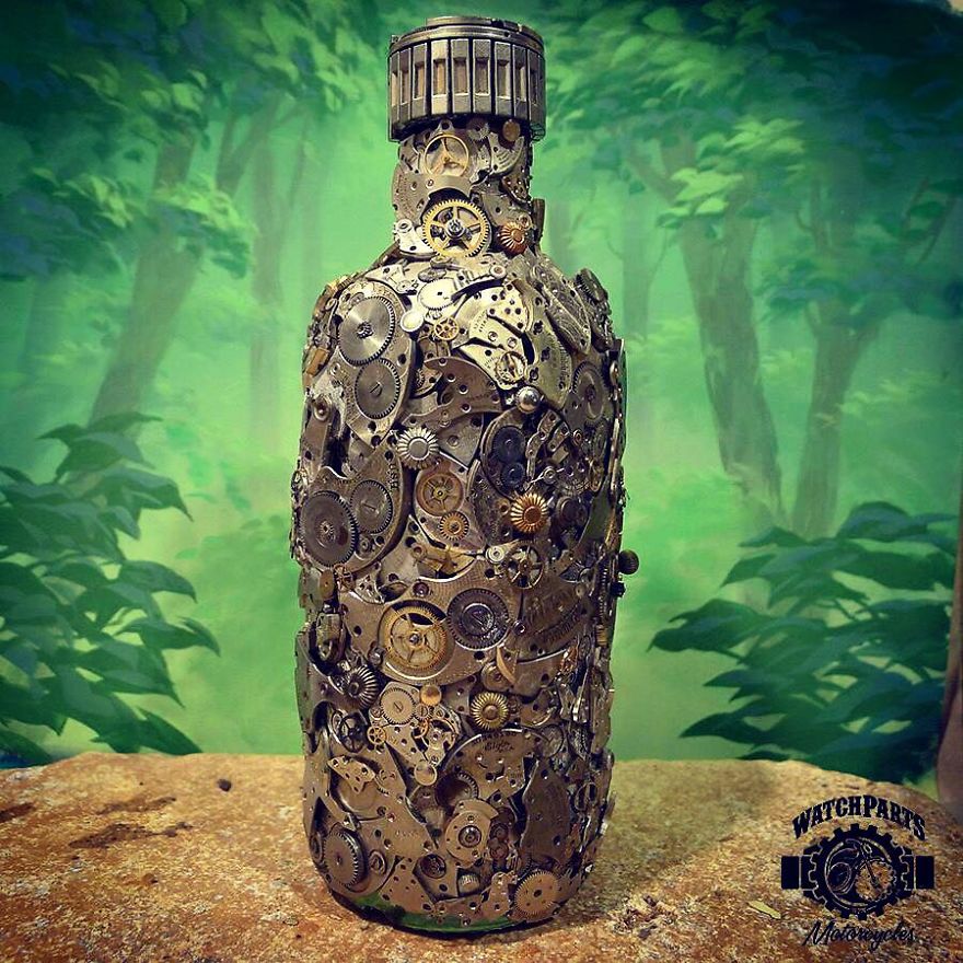 Turning Iconic Objects Into Steampunk Sculptures