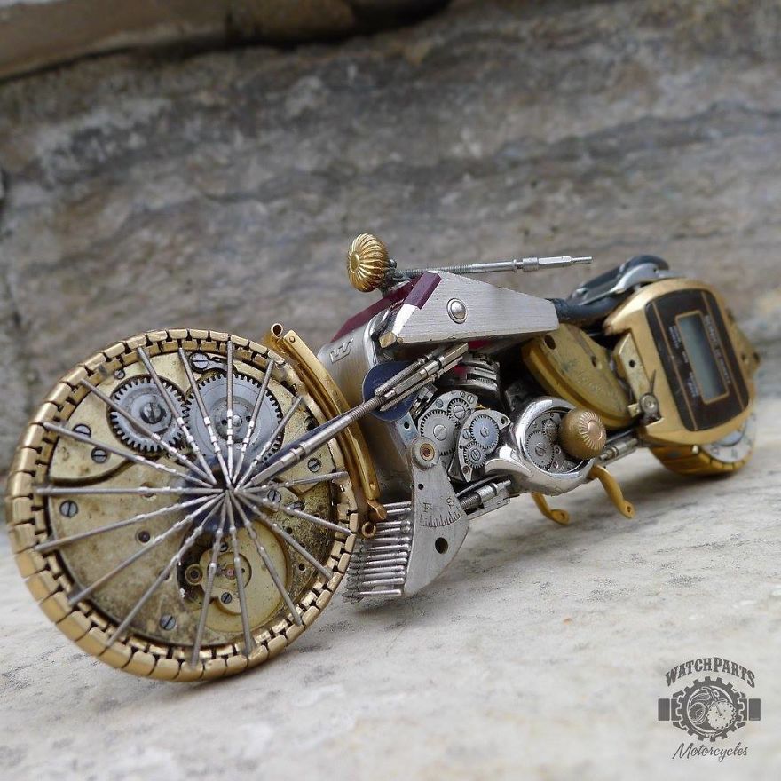 Turning Iconic Objects Into Steampunk Sculptures