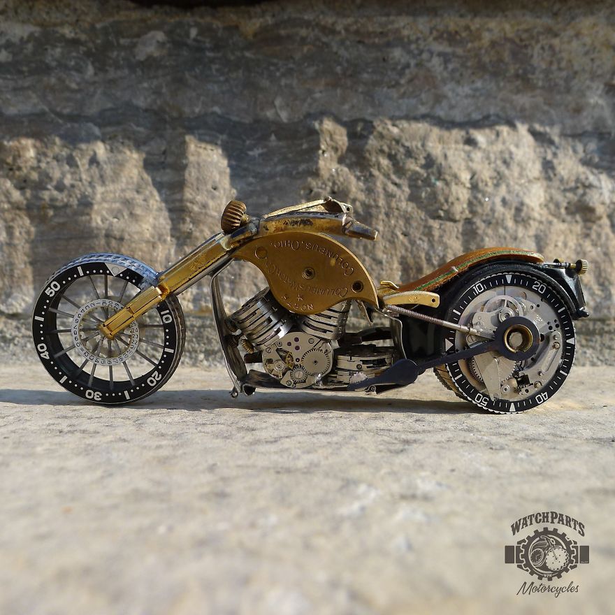 Turning Iconic Objects Into Steampunk Sculptures