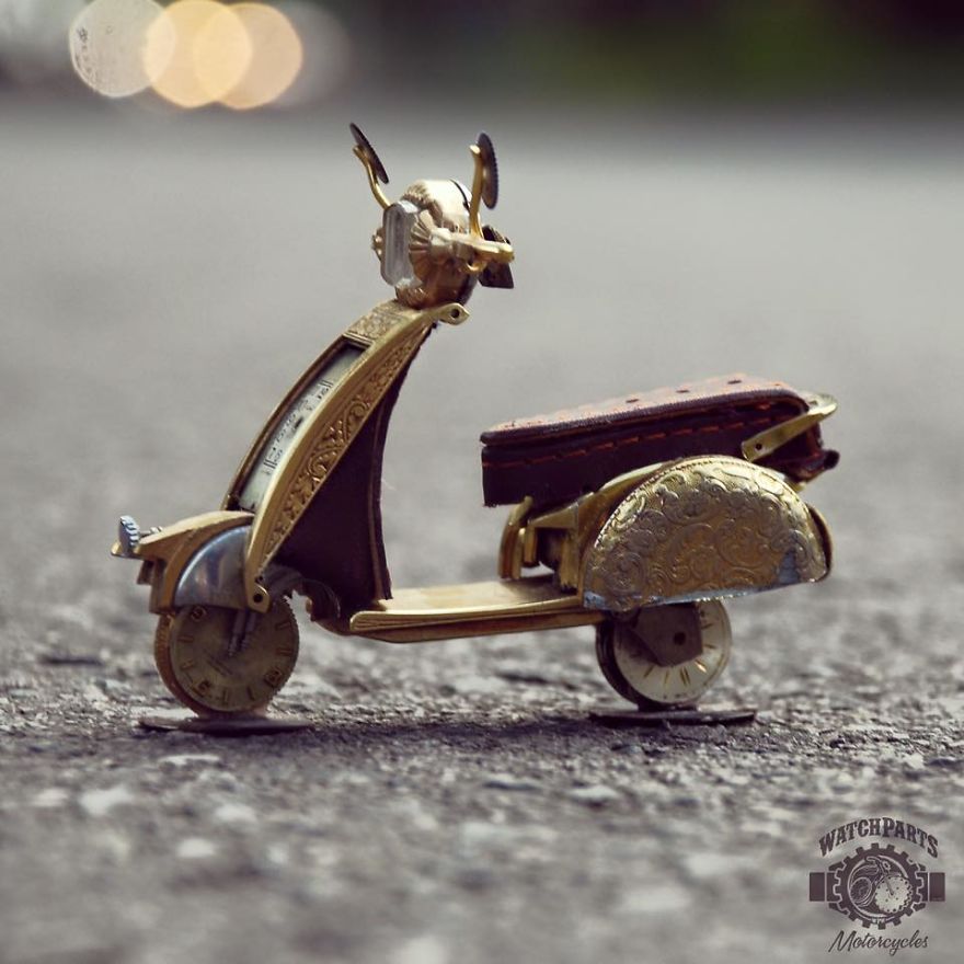 Turning Iconic Objects Into Steampunk Sculptures