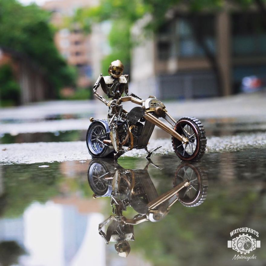 Turning Iconic Objects Into Steampunk Sculptures