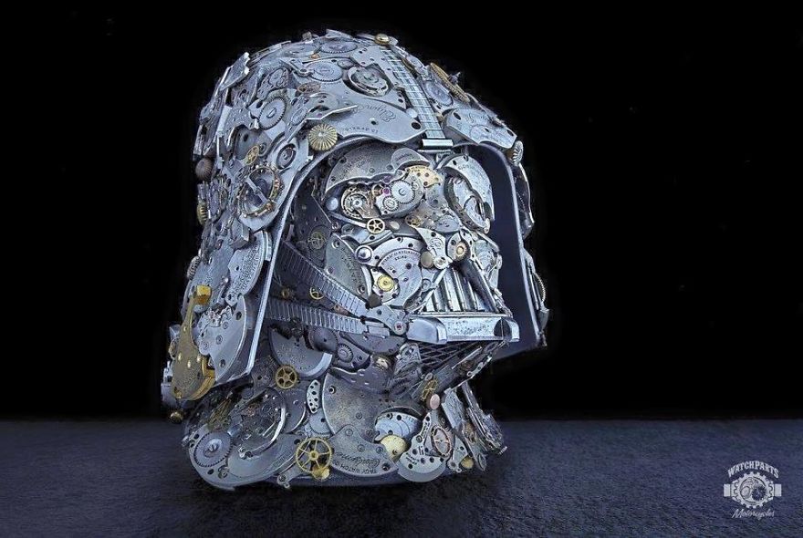 Turning Iconic Objects Into Steampunk Sculptures