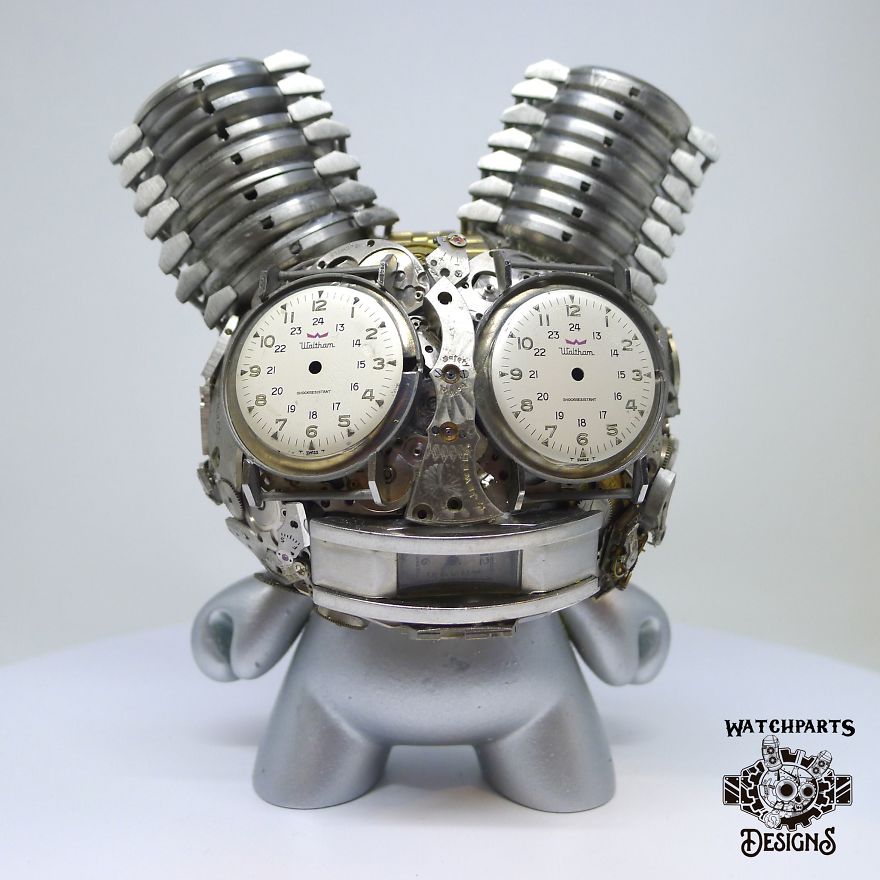 Turning Iconic Objects Into Steampunk Sculptures