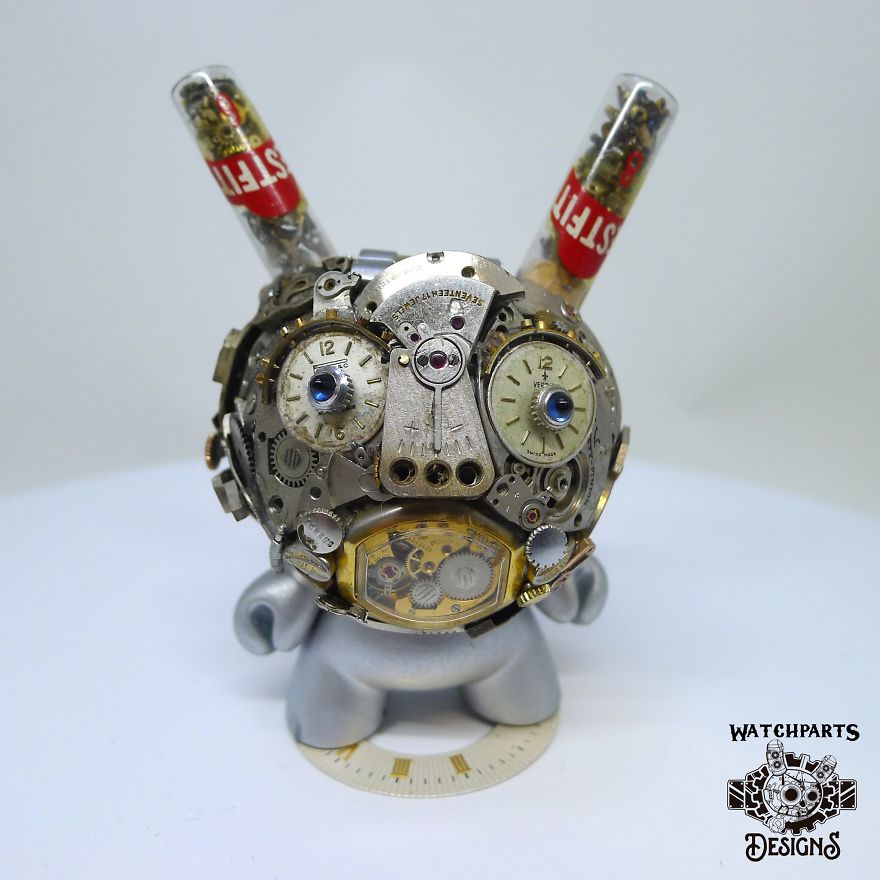 Turning Iconic Objects Into Steampunk Sculptures