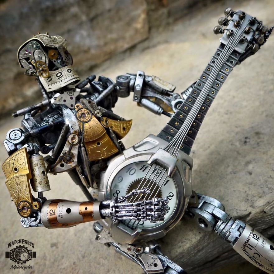 Turning Iconic Objects Into Steampunk Sculptures