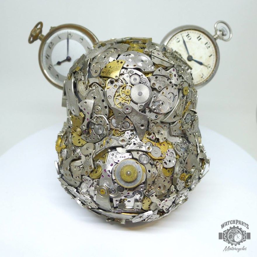 Turning Iconic Objects Into Steampunk Sculptures