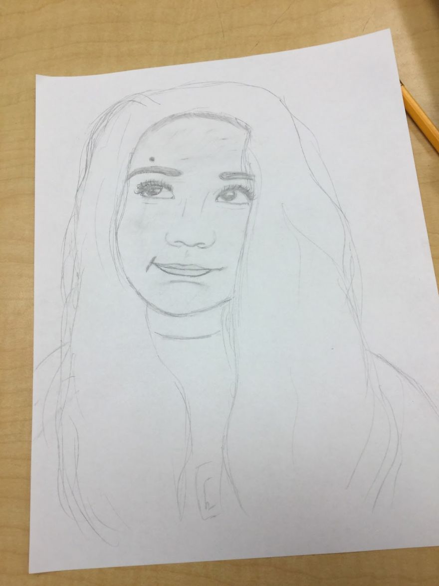 Two Weeks To Complete My Self Portrait