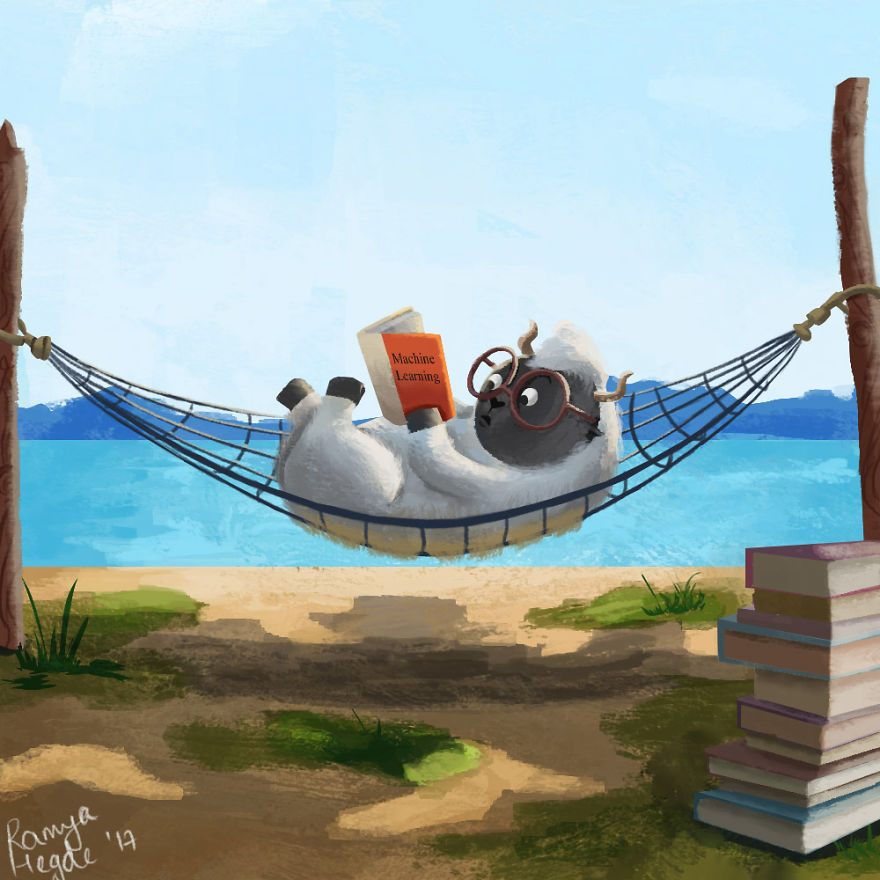 My Husband Wanted To Be A Sheep In The Swiss Alps, So I Illustrated Him As One! My Husband Wanted To Be A Sheep In The Swiss Alps, So I Illustrated Him As One!