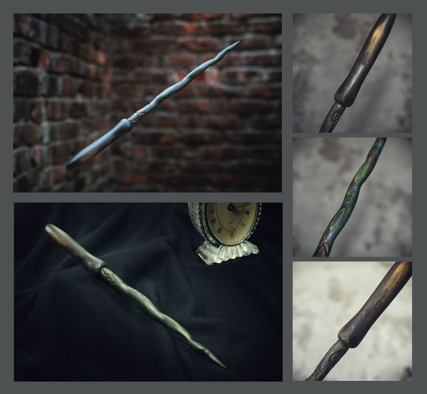 I Made My Own Harry Potter Wands, Because Apparently Wood Carving Is Fun!