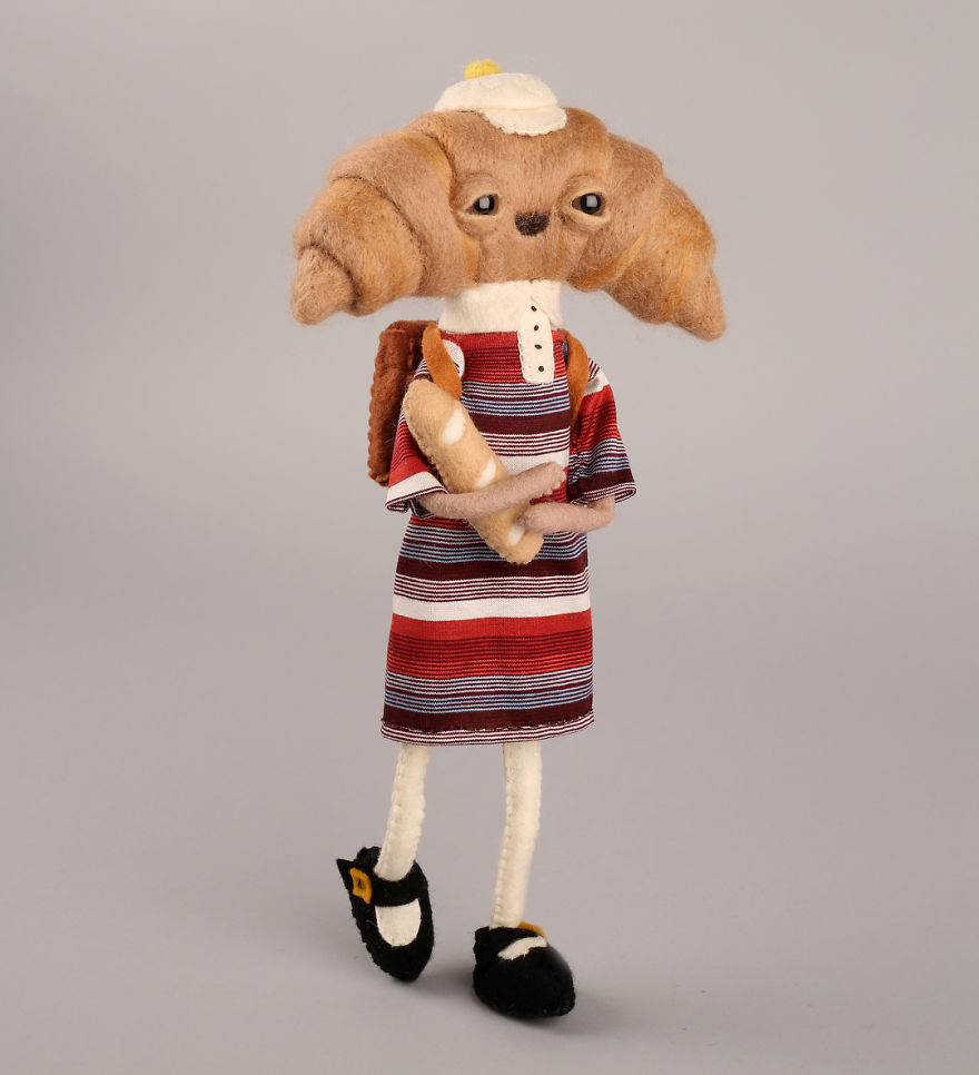 You Will Surely Want To Have A-Meet The Friendly Animals Made In Felt By The Artist Cat Rabbit