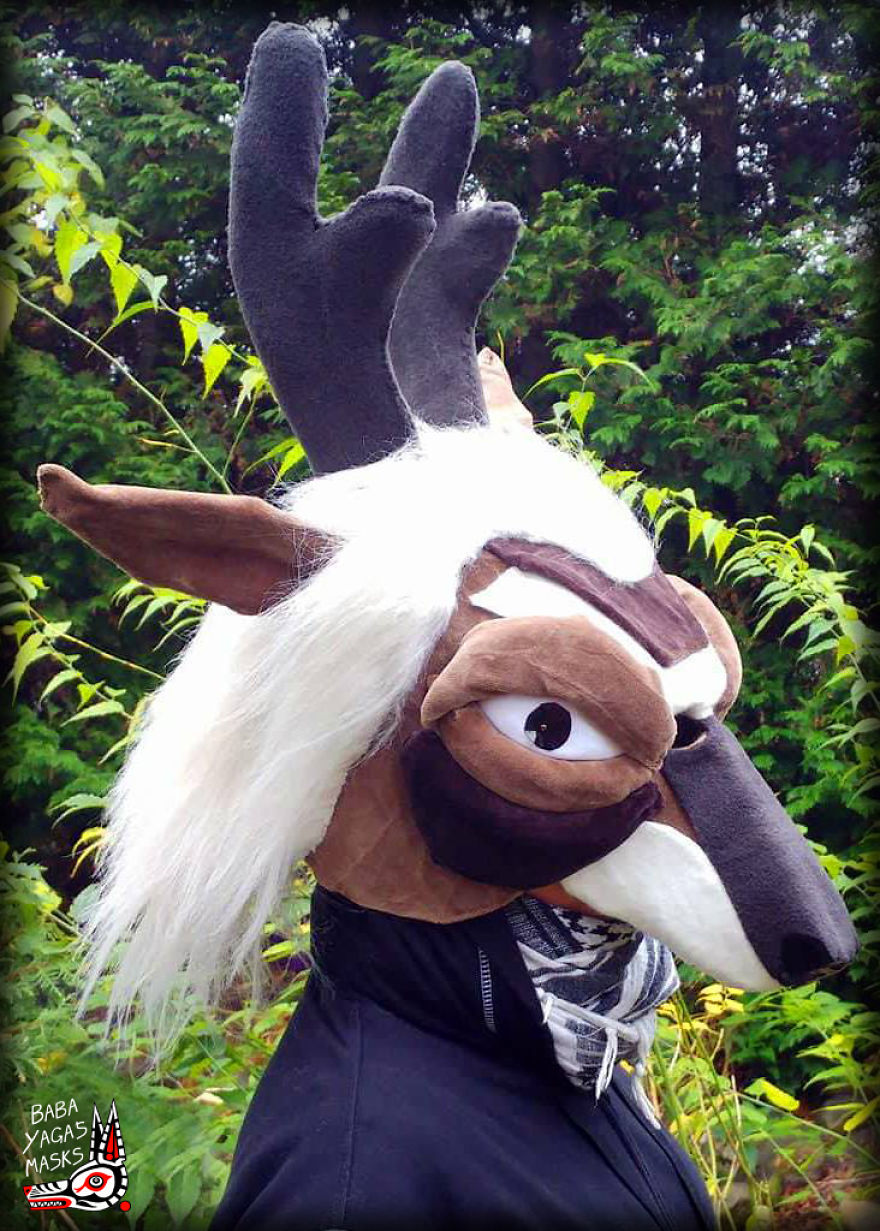 "Baba Yaga's Masks" Artist Creating Awesome Textile Masks For Everyone "Baba Yaga's Masks" Artist Creating Awesome Textile Masks For Everyone