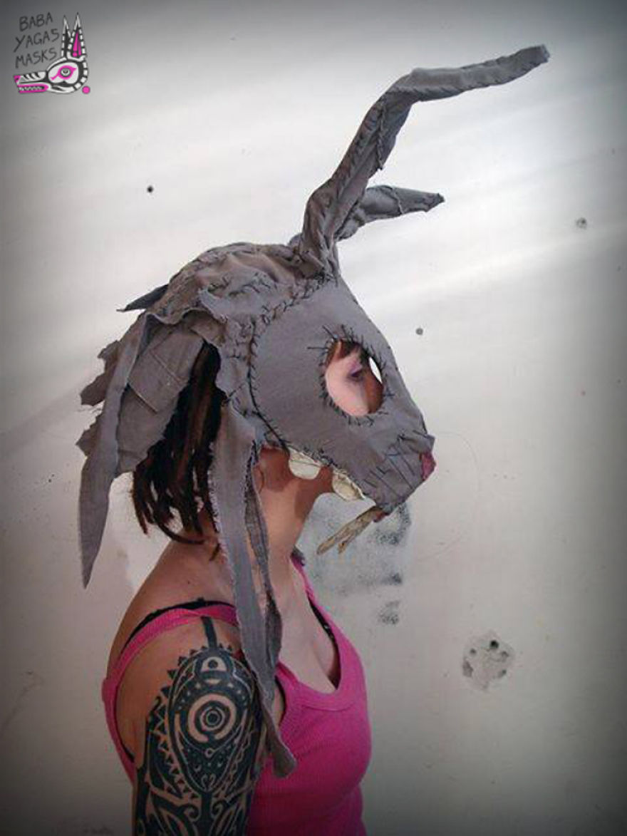 "Baba Yaga's Masks" Artist Creating Awesome Textile Masks For Everyone "Baba Yaga's Masks" Artist Creating Awesome Textile Masks For Everyone