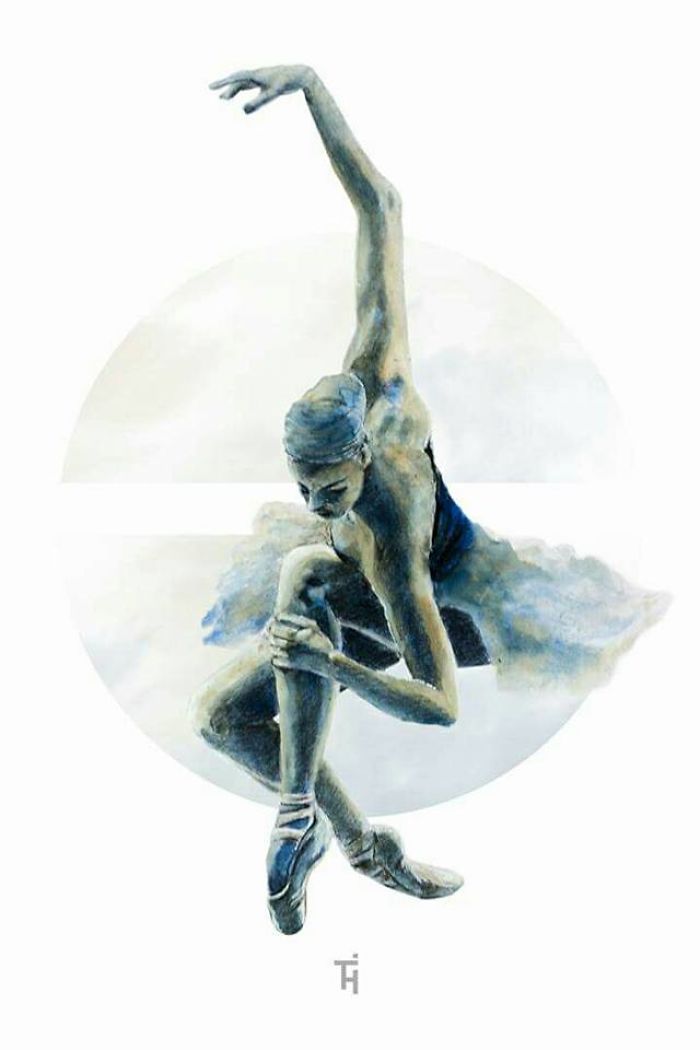 I Paint Aquarelle Ballerinas