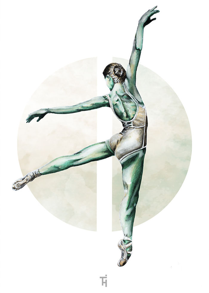 I Paint Aquarelle Ballerinas