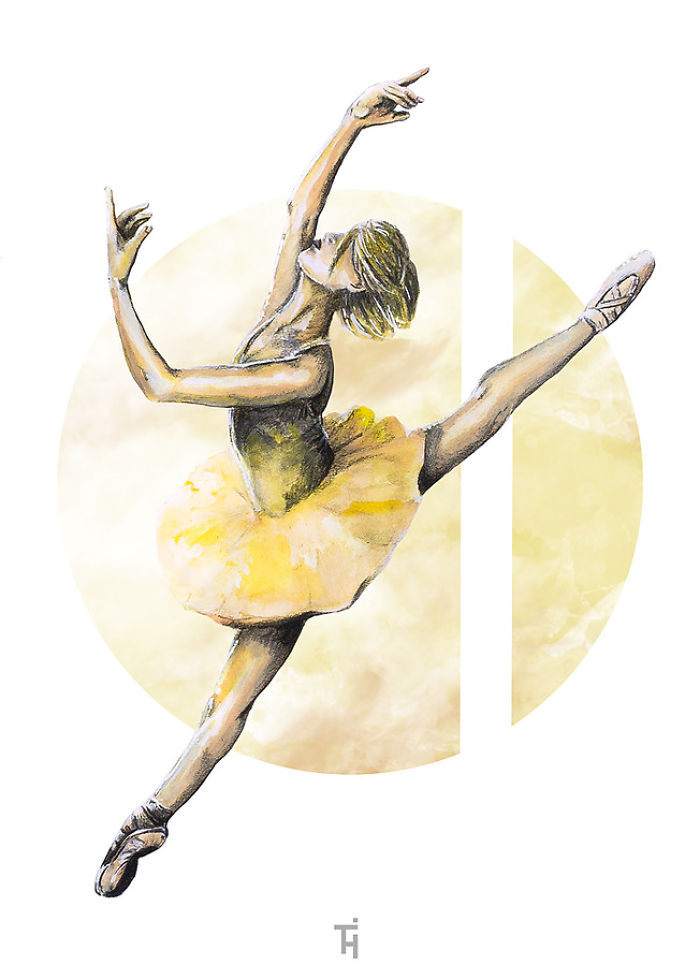 I Paint Aquarelle Ballerinas I Paint Aquarelle Ballerinas