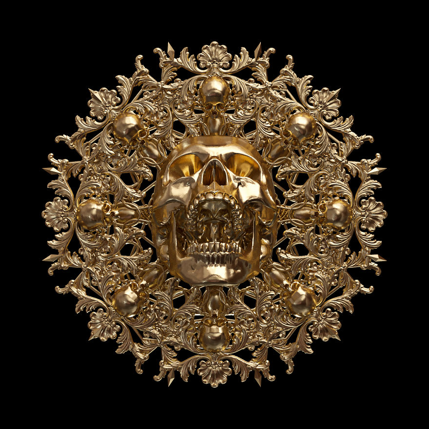 I Reimagined Traditional Mandala & Geometric Patterns As 3d Illustrations