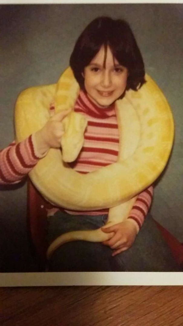 Reptile Show Came To My School And I Was The Only One To Volunteer To Hold This Snake 🐍