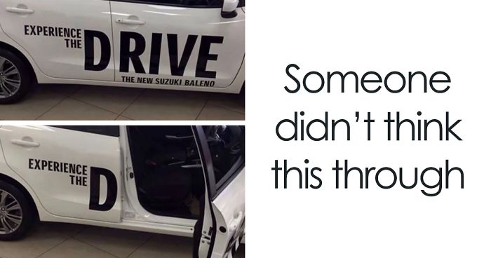34 Times Advertisement On Vehicles Fails Were Noticed A Little Bit Too Late