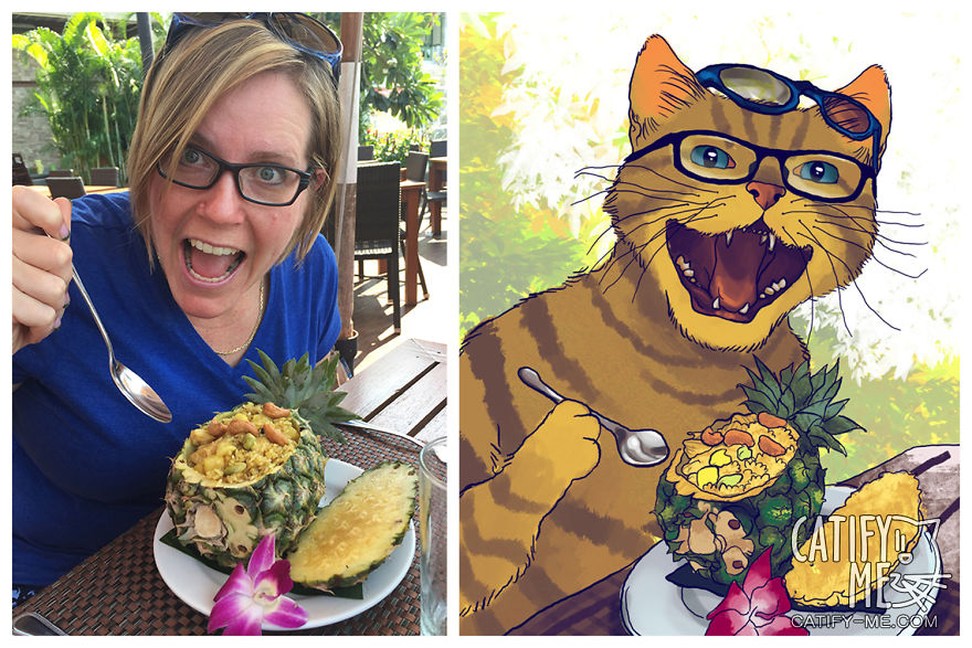 Digital Artist Turns Regular People Into Amazing Cats Digital Artist Turns Regular People Into Amazing Cats