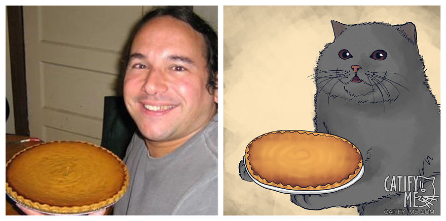 Digital Artist Turns Regular People Into Amazing Cats Digital Artist Turns Regular People Into Amazing Cats