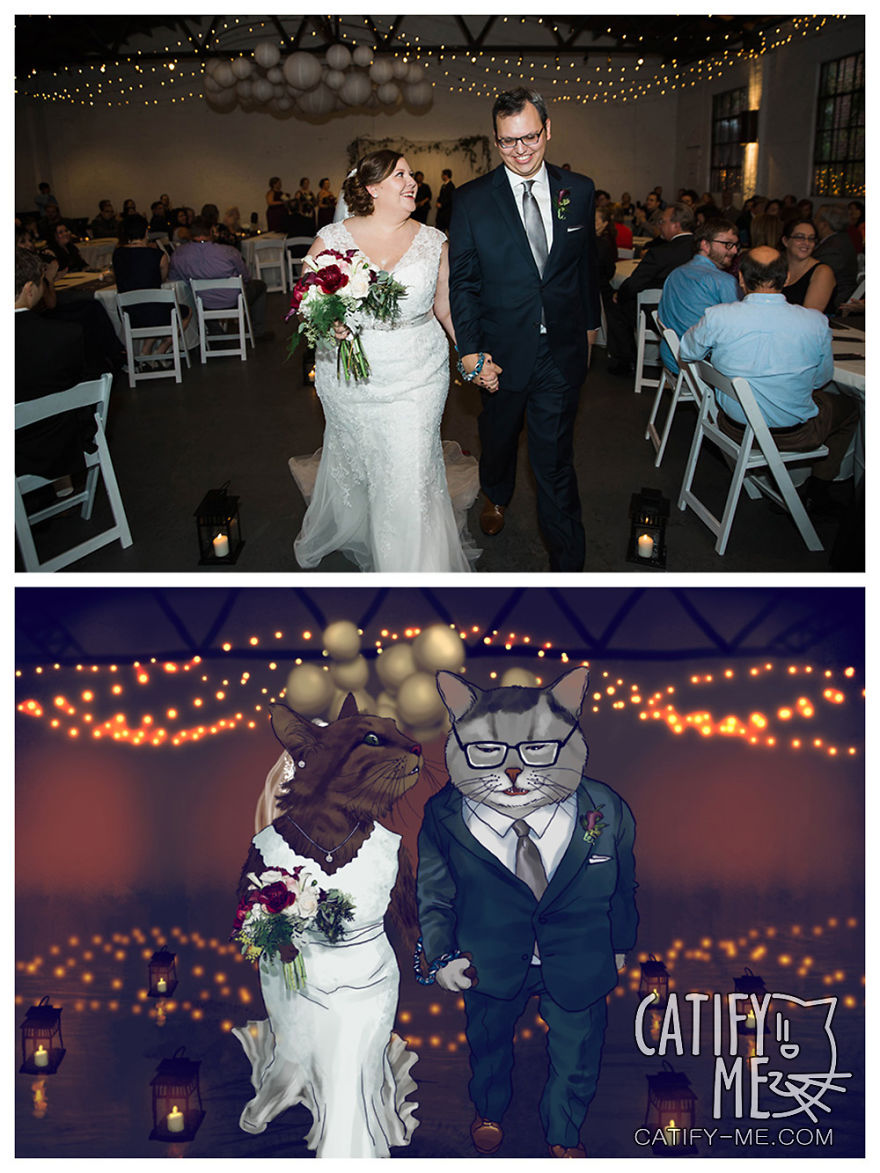 Digital Artist Turns Regular People Into Amazing Cats