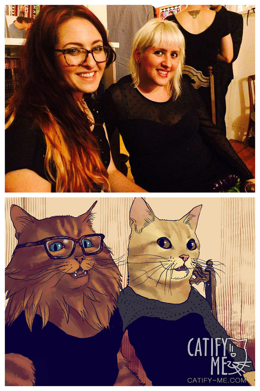 Digital Artist Turns Regular People Into Amazing Cats