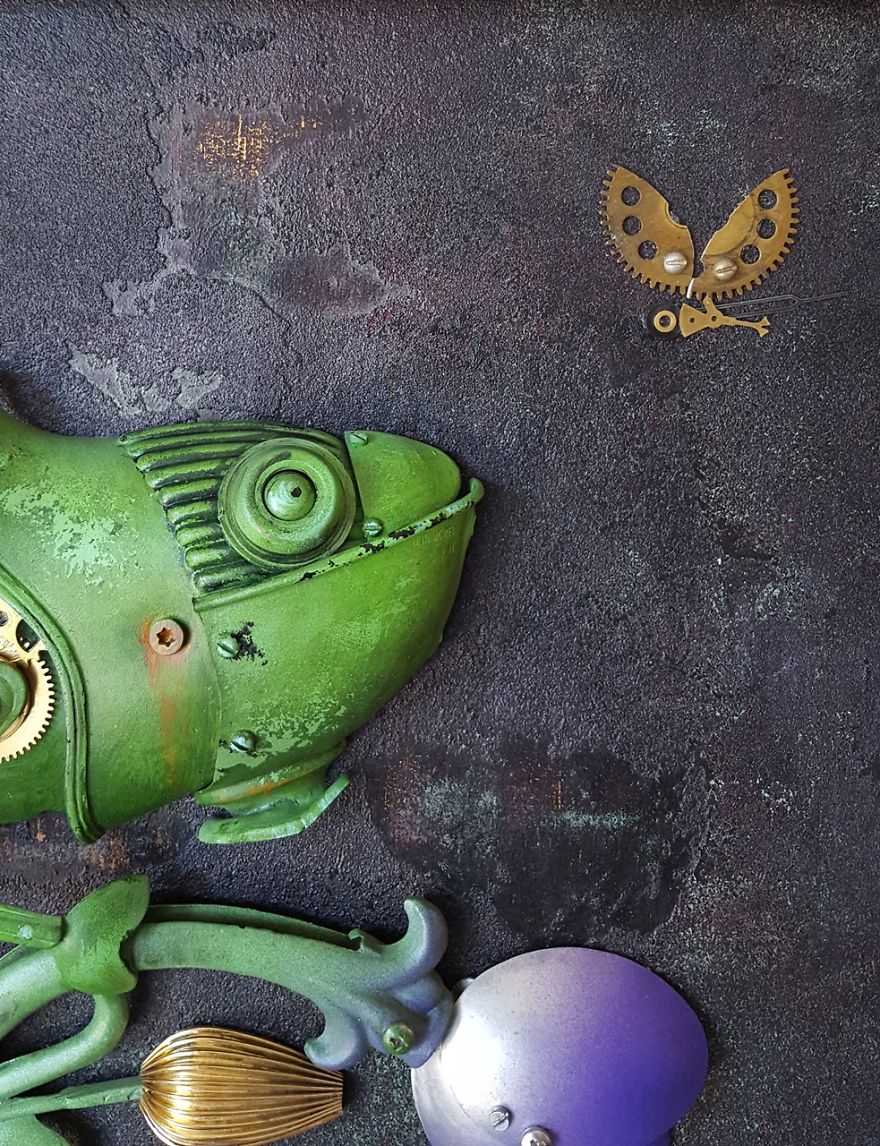 Steampunk Sculptures That I Create From Trash (Part 2)