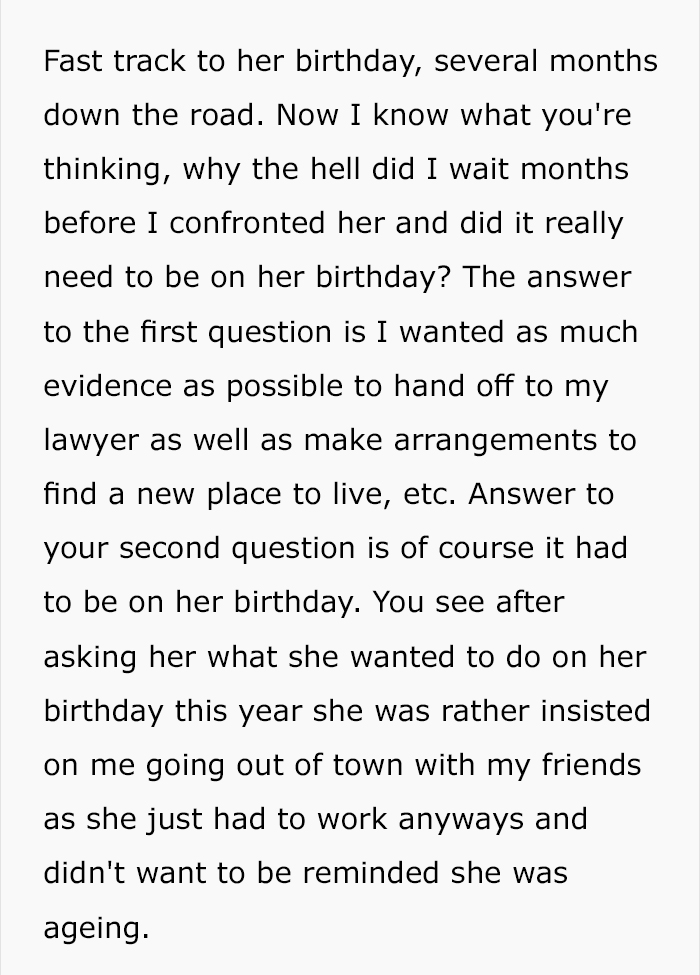 Husband Turns His Cheating Wife's Birthday Into Genius Revenge, And She'll Never Forget It