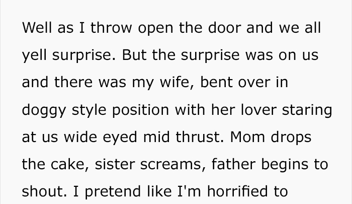 Husband Turns His Cheating Wife's Birthday Into Genius Revenge, And She'll Never Forget It Husband Turns His Cheating Wife's Birthday Into Genius Revenge, And She'll Never Forget It