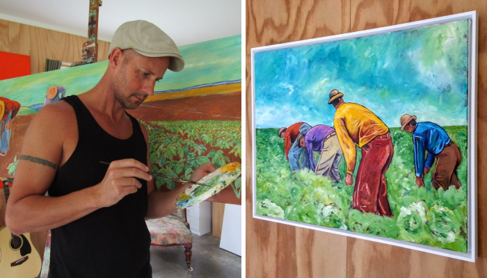 I’ve Been Painting The Country Folk!