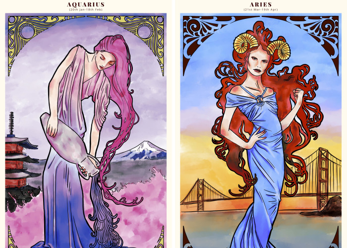 We Illustrated Where To Visit In 2018 According To Your Star Sign