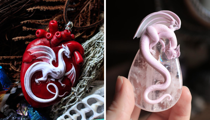 Dragon’s Heart: Fantastic Jewelry By Russian Artist