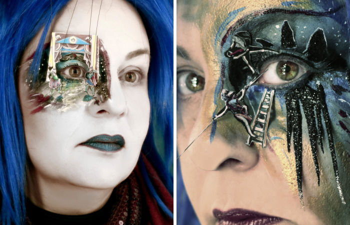 When Makeup Becomes A True Art Form, The Eyes Are Turned Into Performance Spaces