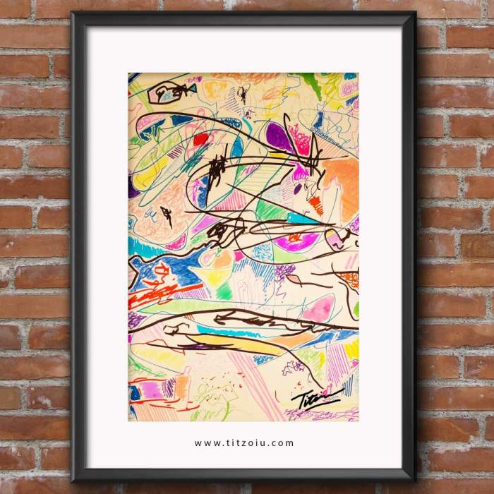 In The Exhibition, I Will Present A 30 Meters X 50cm Artwork